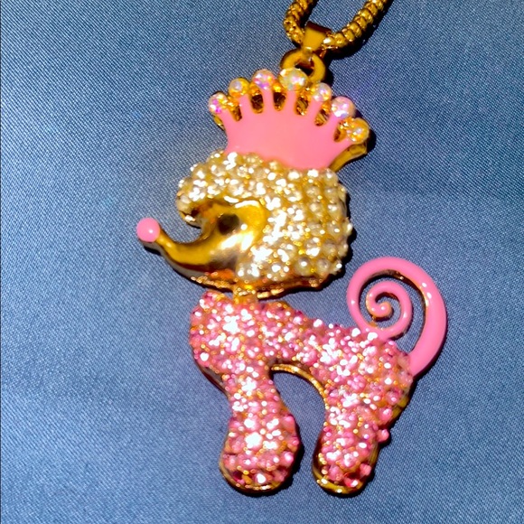 Betsey Johnson Poodle Necklace Price Firm